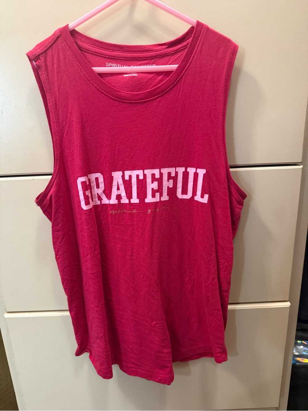 Spiritual Gangster 'Grateful' Muscle Tee
